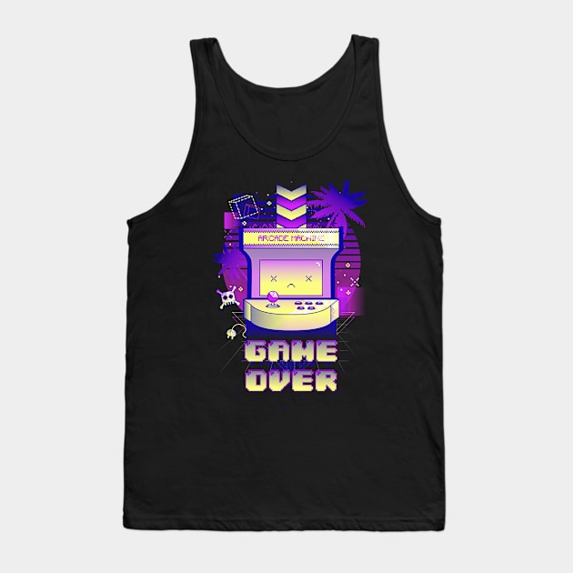 Arcade Game Over Tank Top by Donnie